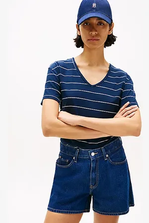 Tommy Hilfiger Relaxed Fit T-Shirt aus Leinen-Baumwollmix