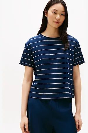 Tommy Hilfiger Relaxed Fit T-Shirt aus Leinenmix