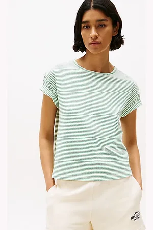 Tommy Hilfiger Relaxed Fit T-Shirt aus Leinenmix