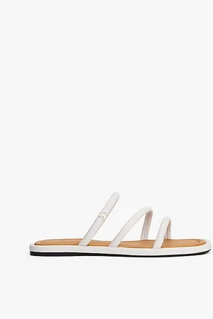 Tommy Hilfiger Leder-Pantolette mit Riemen