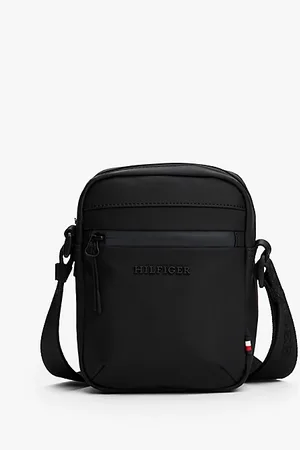Tommy Hilfiger Crossbody-Reporterbag mit strukturiertem Logo