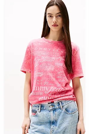 Tommy Hilfiger Relaxed Fit T-Shirt mit mehreren Logos