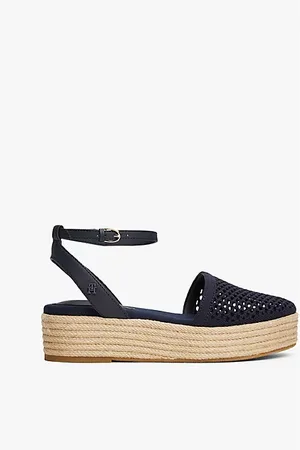 Tommy Hilfiger Platform-Espadrille mit Mesh-Einsatz
