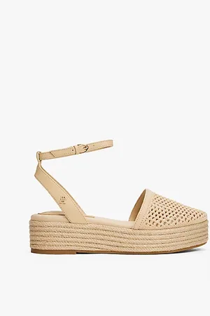 Tommy Hilfiger Platform-Espadrille mit Mesh-Einsatz