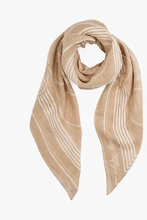 Tommy Hilfiger Halstuch aus reinem Leinen mit TH-Monogramm