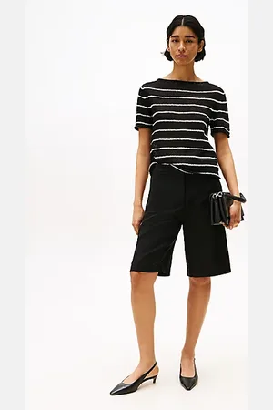 Tommy Hilfiger Tailored Slim Fit Shorts aus Leinenmix