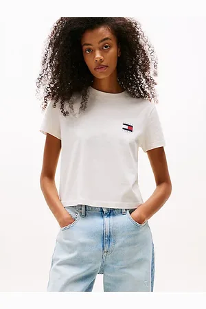 Tommy Hilfiger T-Shirt mit Flag-Logo hinten