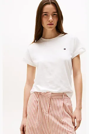 Tommy Hilfiger Strukturiertes T-Shirt mit Rundhalsausschnitt