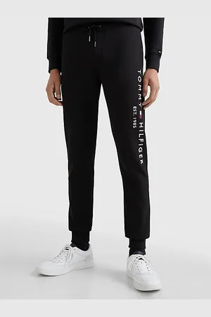 Tommy Hilfiger Jogginghose mit Bündchen und Logo-Stickerei