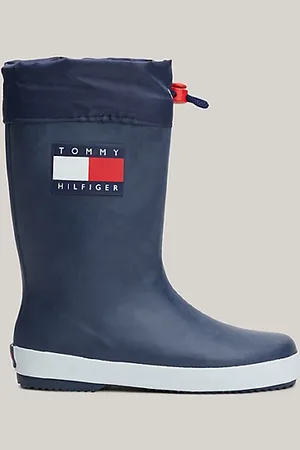 Tommy Hilfiger Gummistiefel mit Tunnelzug und Kordelstopper