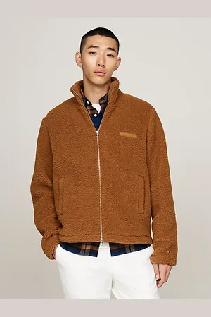 Tommy Hilfiger Reißverschluss-Sweatshirt aus Teddy-Fleece