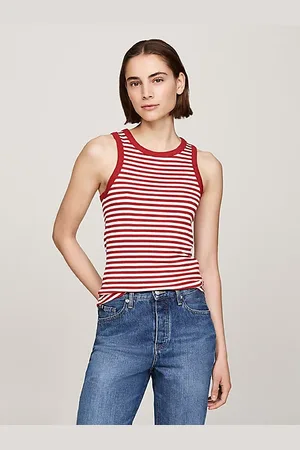 Tommy Hilfiger Geripptes Tanktop mit Streifen