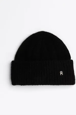 Tommy Hilfiger Beanie aus Alpaka-Wollmix mit TH-Monogramm