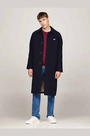Tommy Hilfiger Longline-Mantel mit Wolle