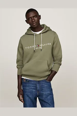 Tommy Hilfiger Hoodie mit Logo-Stickerei und Tunnelzug