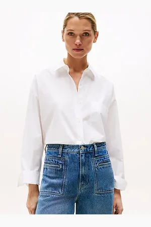 Tommy Hilfiger Oversized Fit Popeline-Bluse