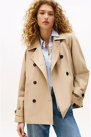 Tommy Hilfiger Wasserabweisender kurzer Trenchcoat