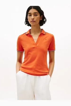 Tommy Hilfiger 1985 Slim Fit Poloshirt mit Kontrast-Details