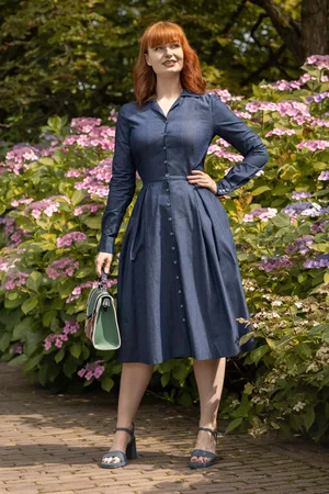 Femkit Valery Kleid in Denim
