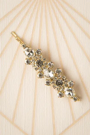 Lovely Deko Crystal Stone Haarnadel in