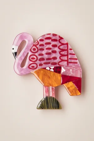 Erstwilder A Flamingo Named Honk Brosche