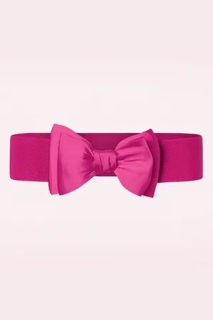 Banned Retro Bella Bow Gürtel in Rosa