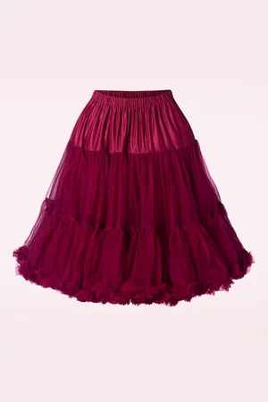 Banned Retro Lola Lifeforms Petticoat in Bordeaux