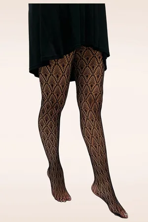 Pamela Mann Peacock Feather Netzstrumpfhose in