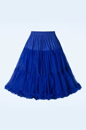 Banned Retro Lola Lifeforms Petticoat in Königsblau