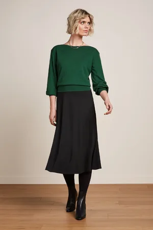 King Louie Juno Milano Crepe Midi Rock in