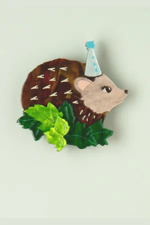 Erstwilder Party Time Igel Brosche