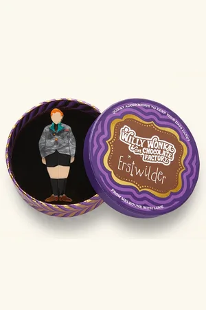 Erstwilder Augustus Gloop Brosche