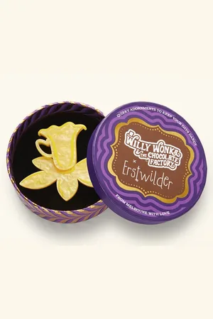 Erstwilder Flower Teacup Brosche