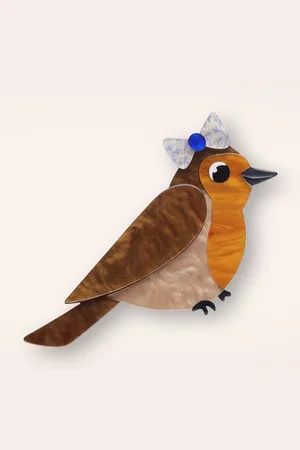 Erstwilder Rosie the Robin Brosche