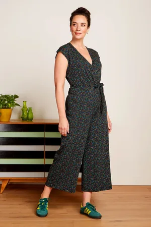 King Louie Mary Elysee Jumpsuit in Schwarz