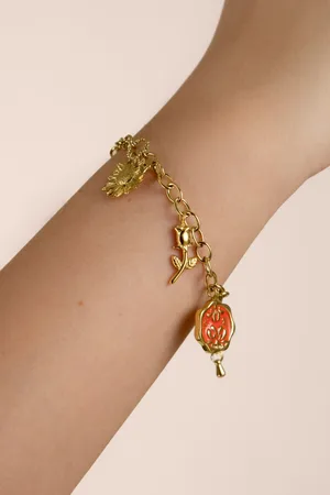 Day&Eve by Go Dutch Label Flower Charms Armband in