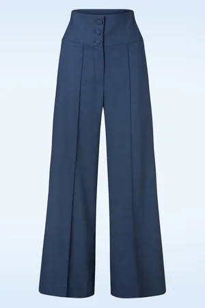 Femkit Bonny High Waist Hose in Dunkelblau