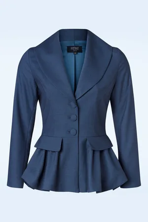 Femkit Margot Blazer Jacket in Dunkelblau