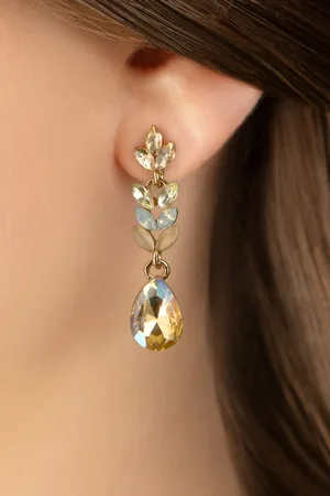 Day&Eve by Go Dutch Label Sparkly Leaves Ohrringe in .