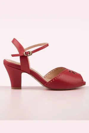 TopVintage Ava Ledersandalen in