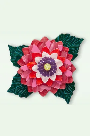 Erstwilder Dazzling Dahlia Brosche