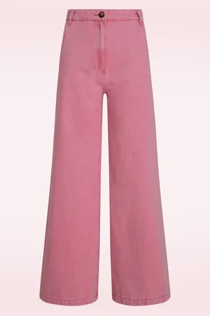 King Louie Peppa Colored Denim Hose in Mellow .