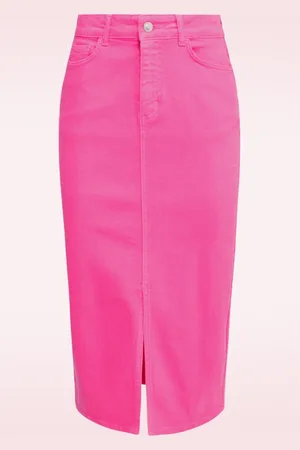 Smashed Lemon Joanna Midi Denim Rock in