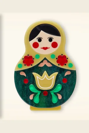 Erstwilder Matryoshka Memories Toy Brosche
