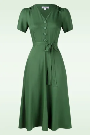 Very Cherry Magnolia Kleid in Olette