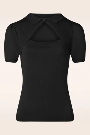 Banned Retro Beth Knit Top in