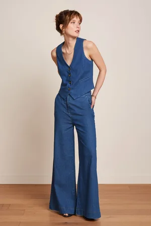 King Louie Peppa Chambray Hose in Denim