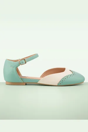 Banned Retro Dapper Dancemates Flats in Mint