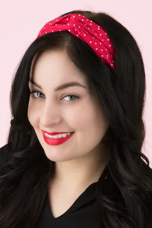 Banned Retro Adelaide Polkadot elastisches Haarband in