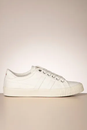 Gola Mark Cox Tennis Sneaker in Off White
